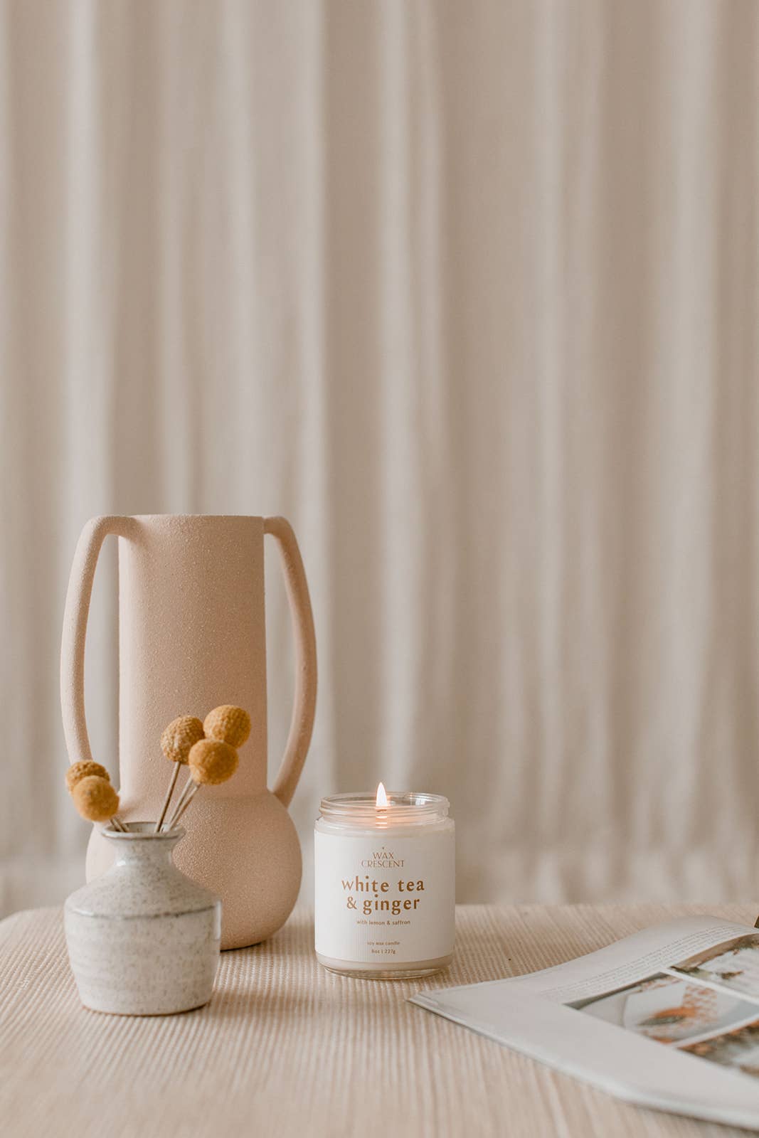 White Tea & Ginger Soy Wax Candle