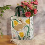 Rabbit Folk Art Daily Tote