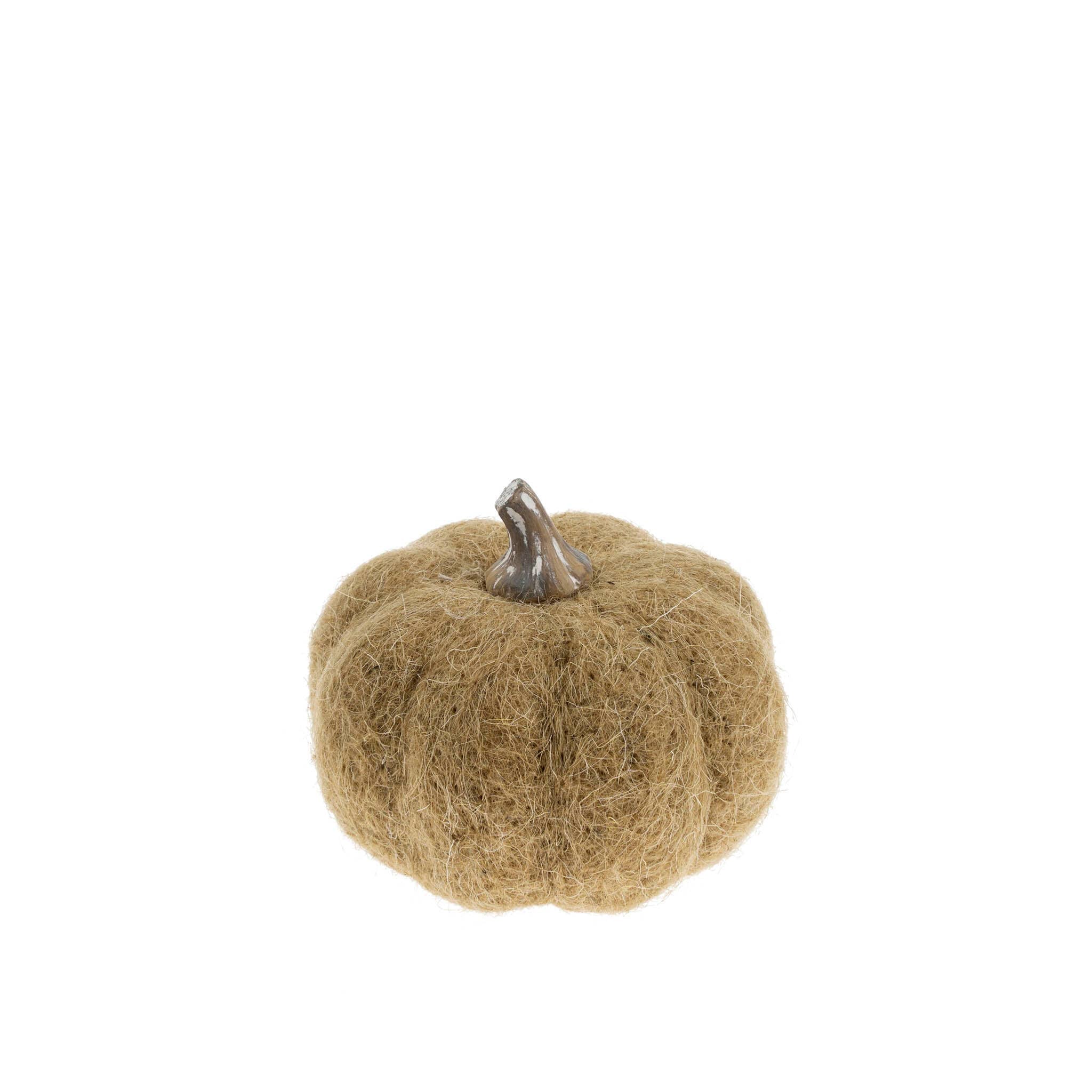 Moss Felt Pumpkin Sm