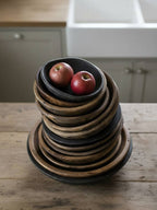 Found Dough Bowl Natural Med