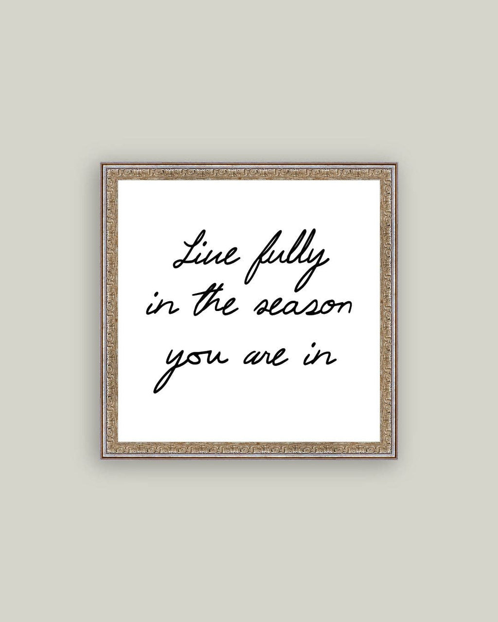 Live Fully Framed Antique Art