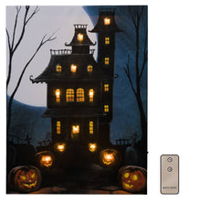 Battery Operated Lighted Wall Art - Haunted Mansion