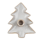 Tree Candle Holder - White