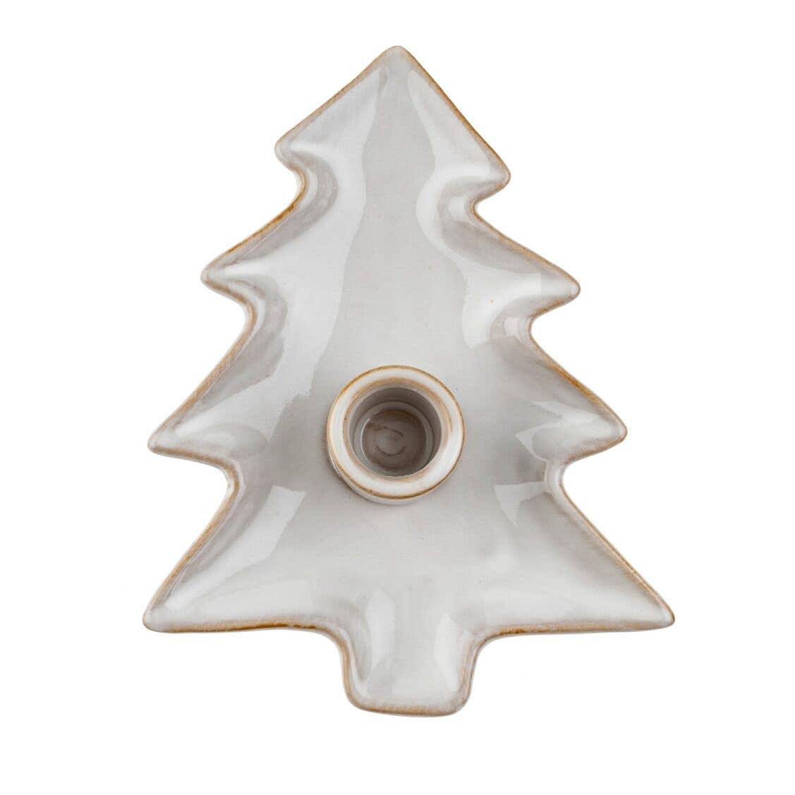 Tree Candle Holder - White