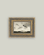 Witch Flying Through The Night Framed