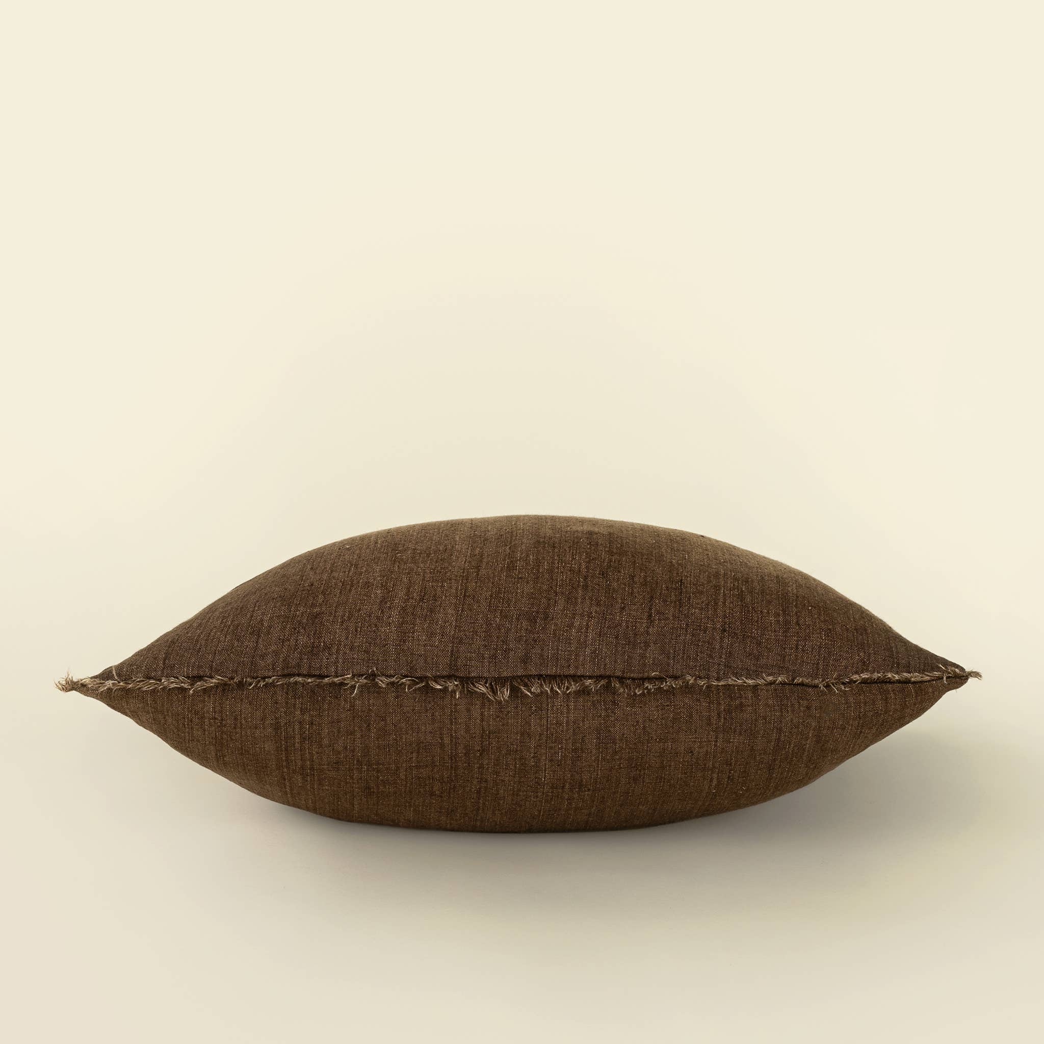 24x24 Lina Linen Pillow Mocha
