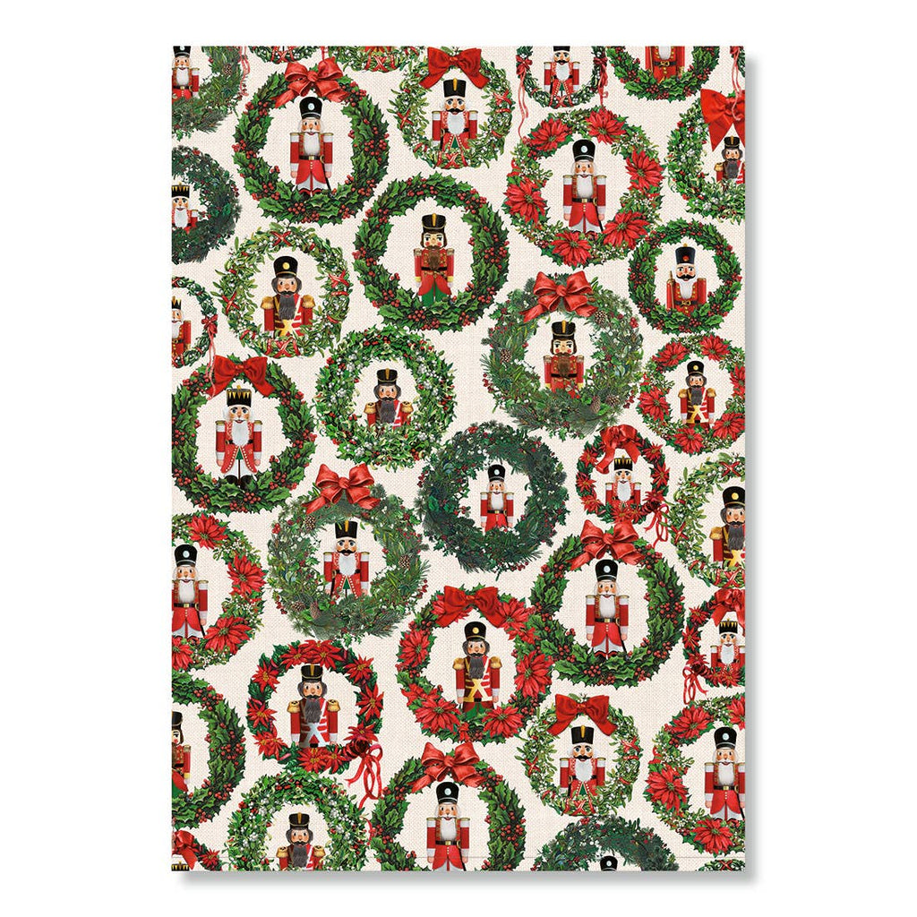 Nutcracker Christmas Wrapping Paper Book