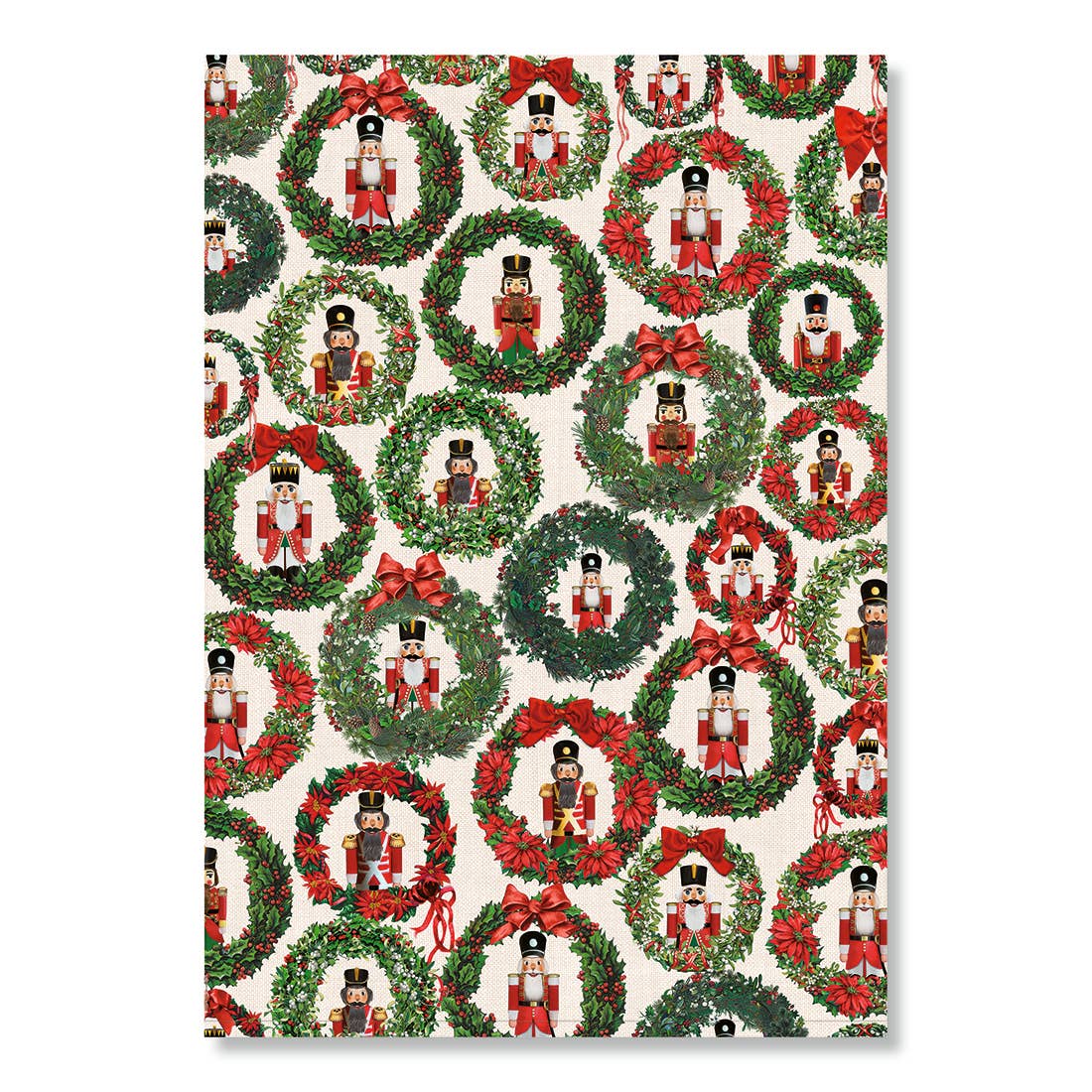 Nutcracker Christmas Wrapping Paper Book