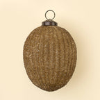 Ethereal Egg Holiday Ornament, Dark Olive