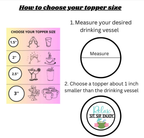 Happy New Year 2026 Edible Drink Toppers S/12