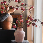 Faux Red Apple Branch Stem 36"