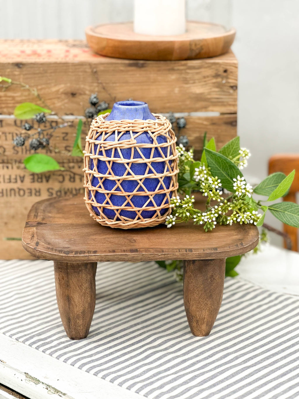 Square Primitive Stool