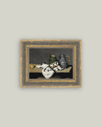 Still Life with Kettle Framed Antique Art