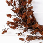 Pine Cone Brown Wreath