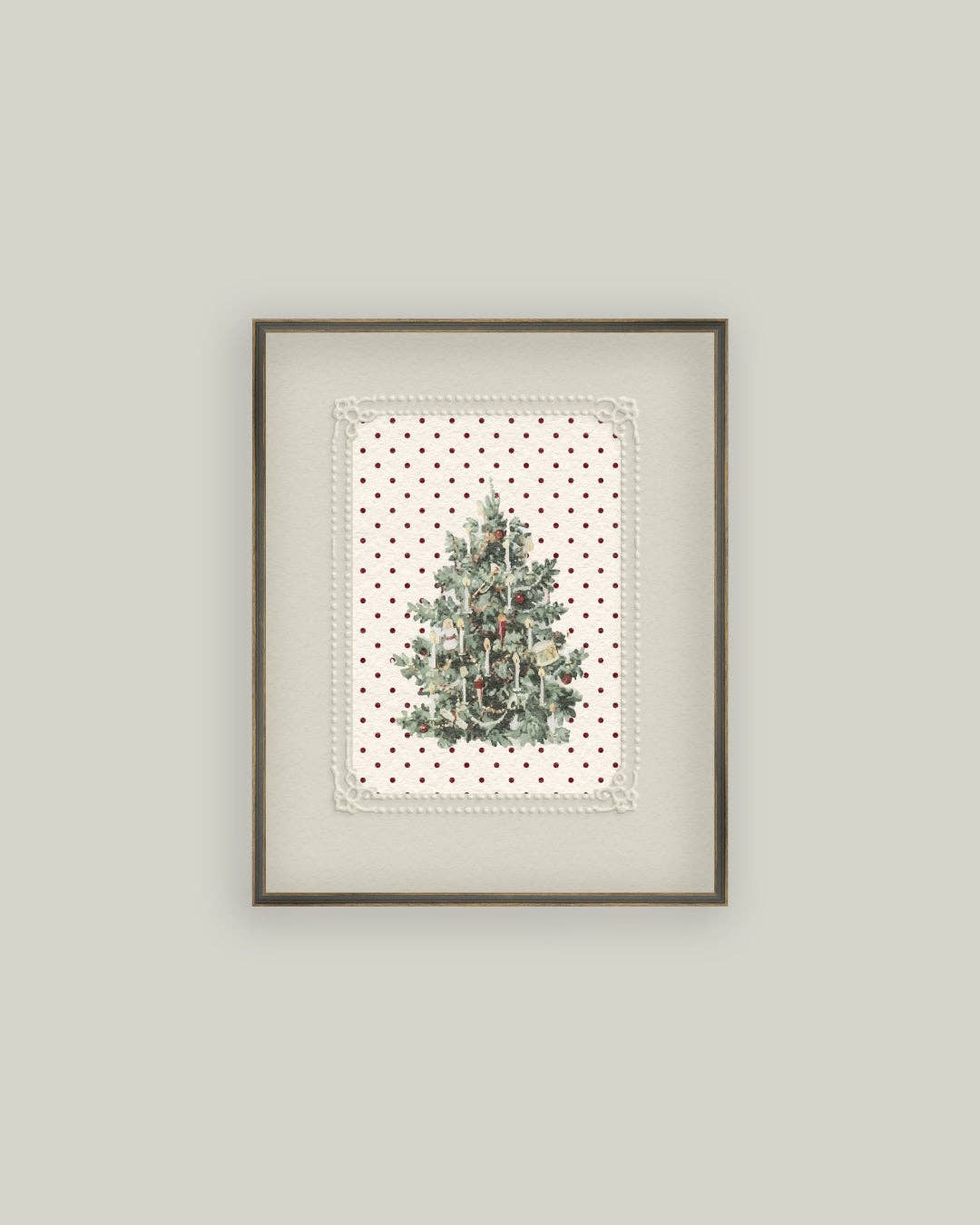 Vintage Polka Dot Tree