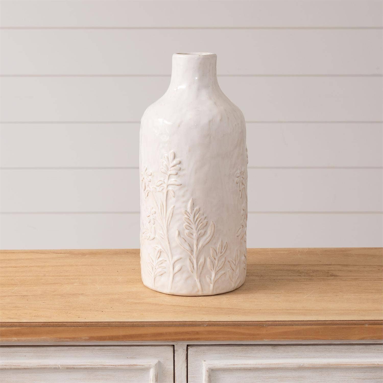 Tall Botanical Vase