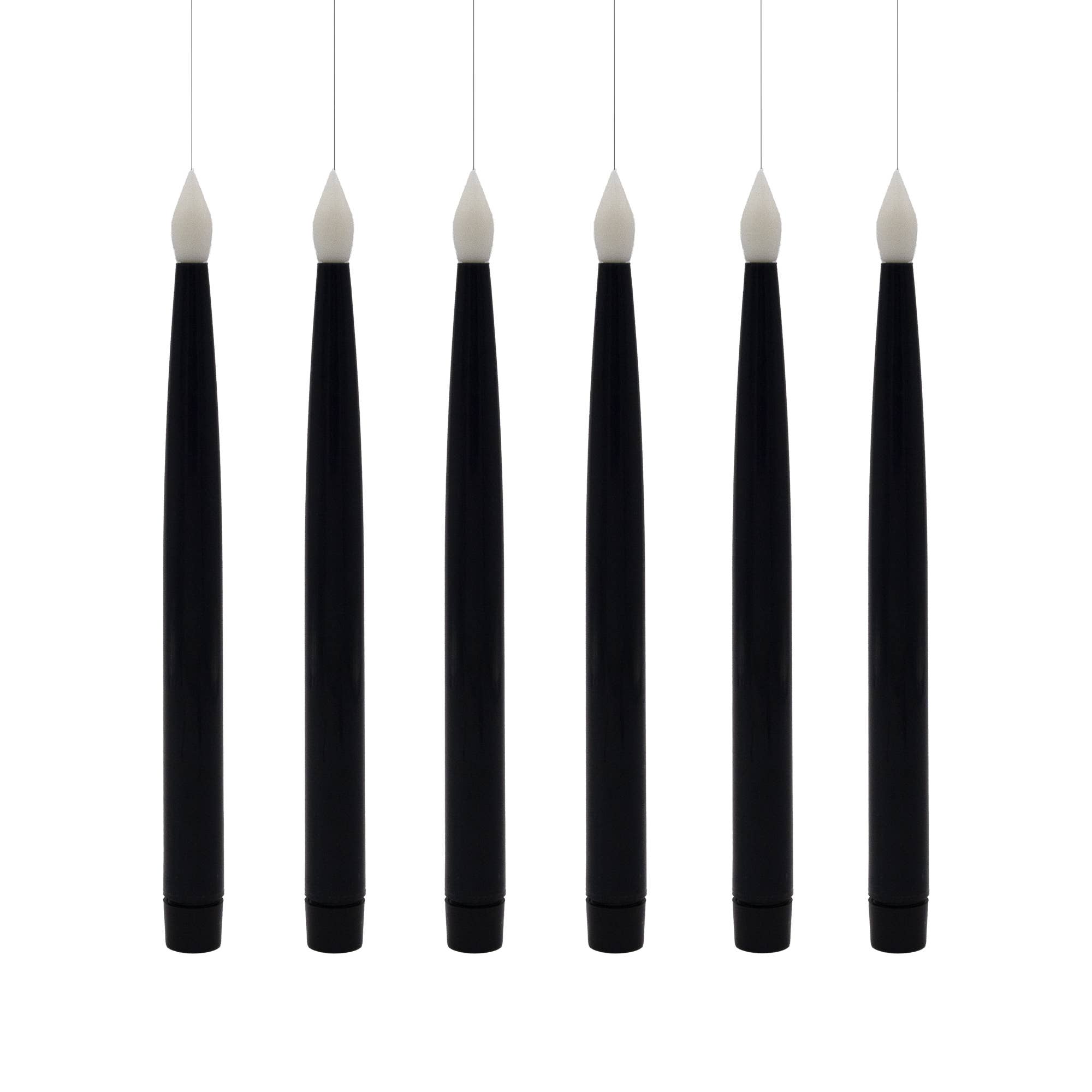 Hanging Black Taper Candle