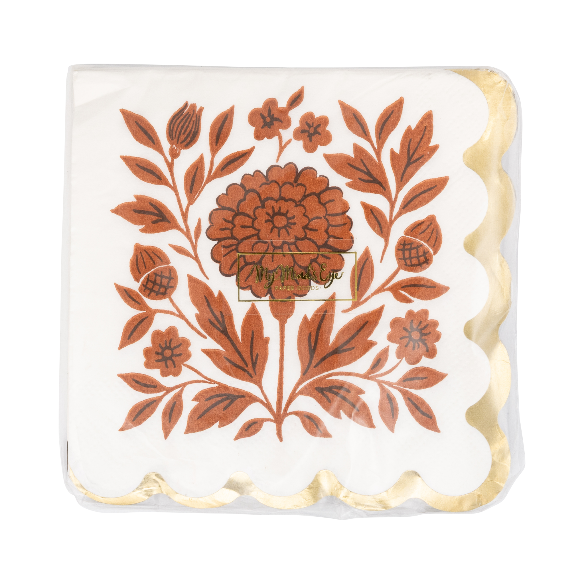 Fall Flora Cocktail Napkin