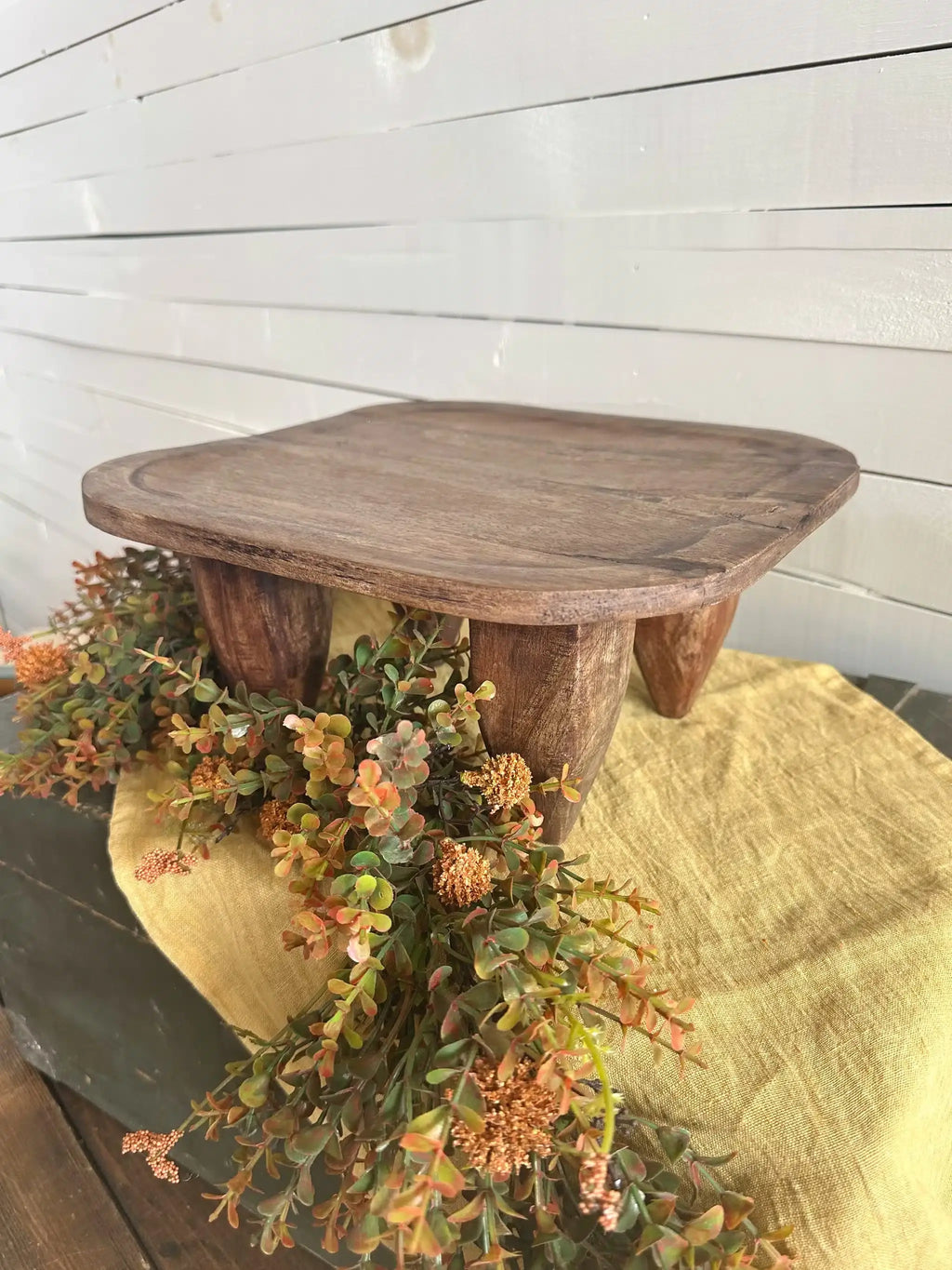 Square Primitive Stool