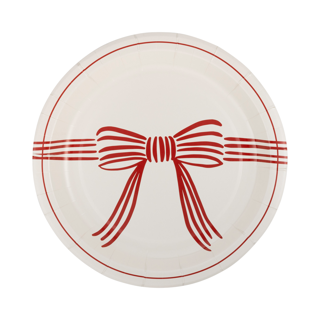 Red Bow Plate