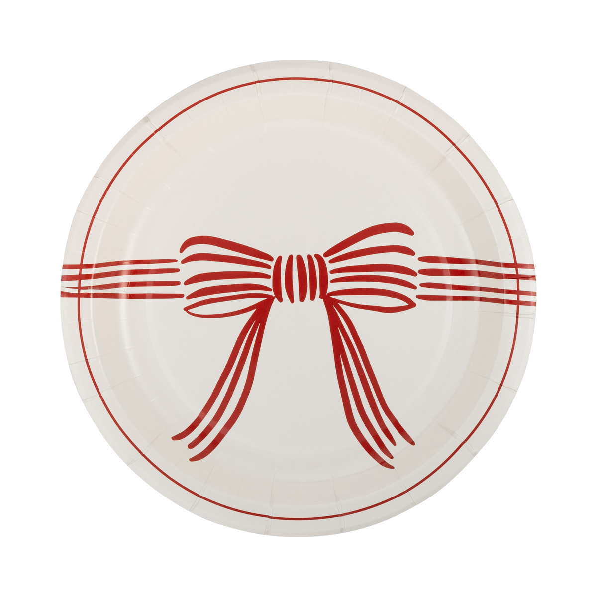 Red Bow Plate