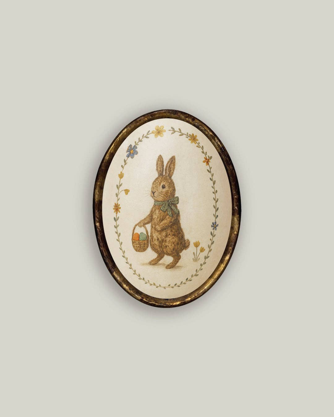 Bunny Oval 12x16