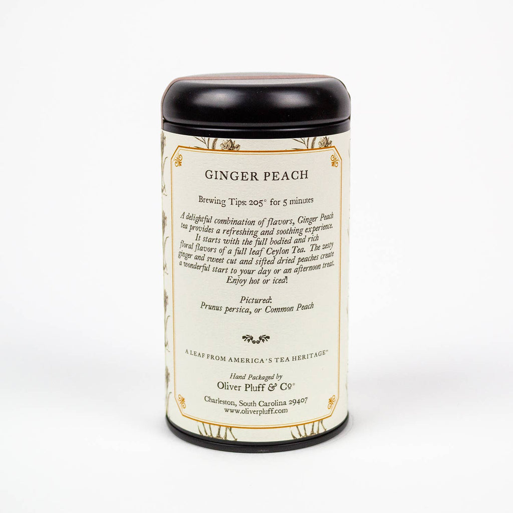 Ginger Peach Tea In Tin