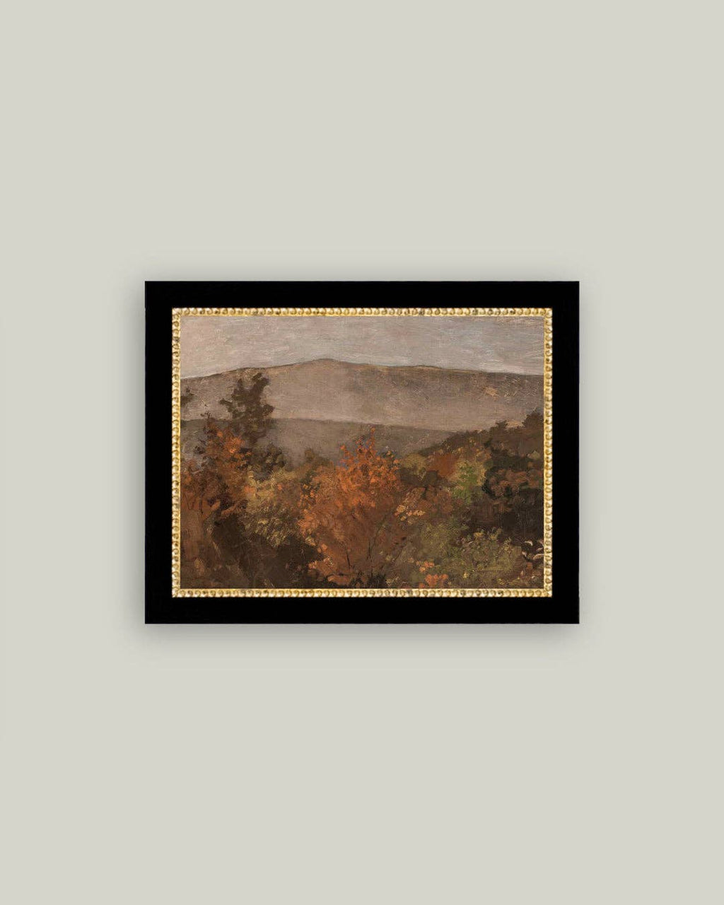 Autumn Tree Tops Framed Antique Art