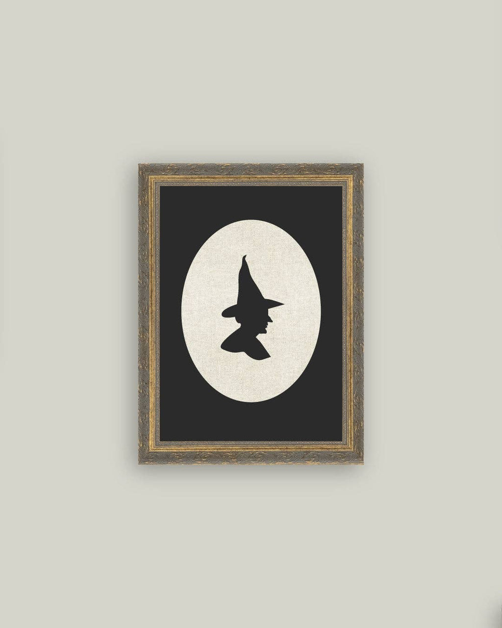 Witch Silhouette Framed