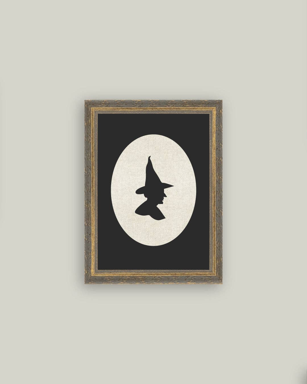 Witch Silhouette Framed