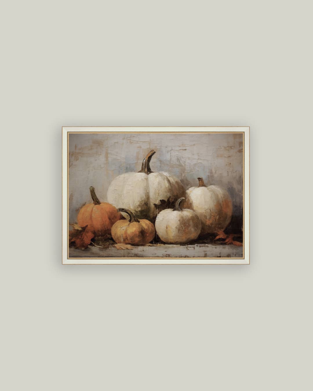 Vintage Pumpkins Framed