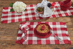 Wicklow Check Placemat - Red&Cream