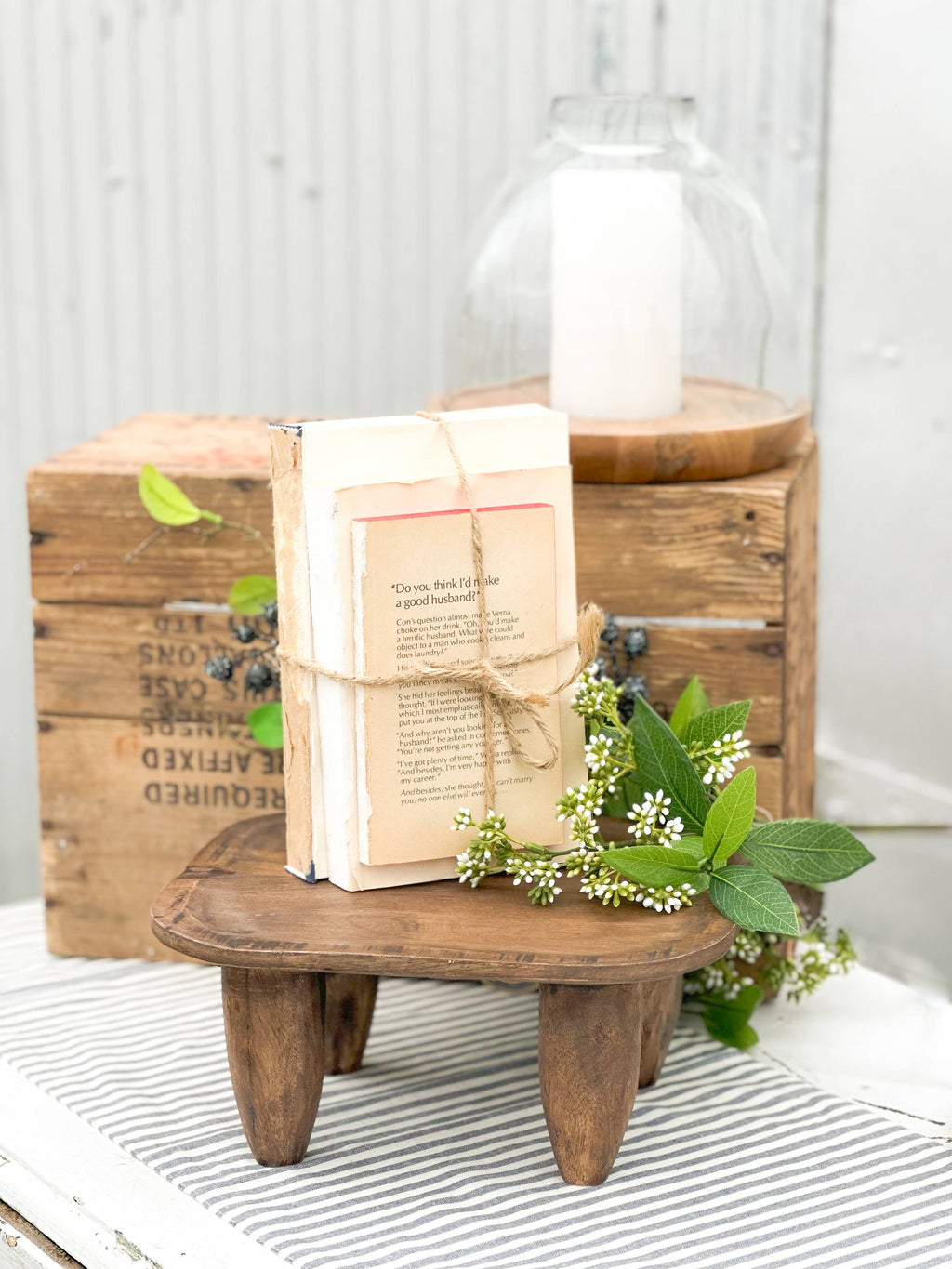Square Primitive Stool
