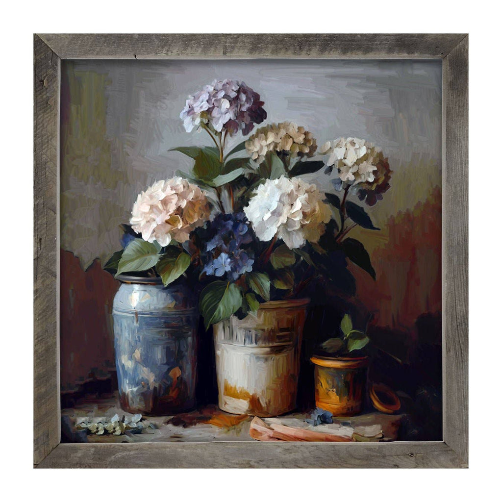 Rustic Hydrangeas
