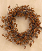 Pine Cone Brown Wreath