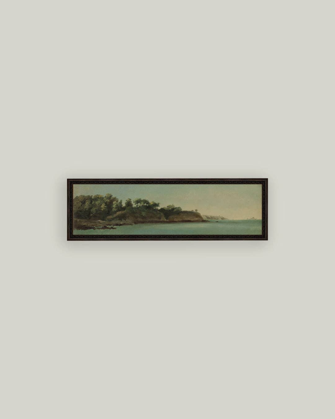 The Banks of Rance, Brittany Framed Antique Art