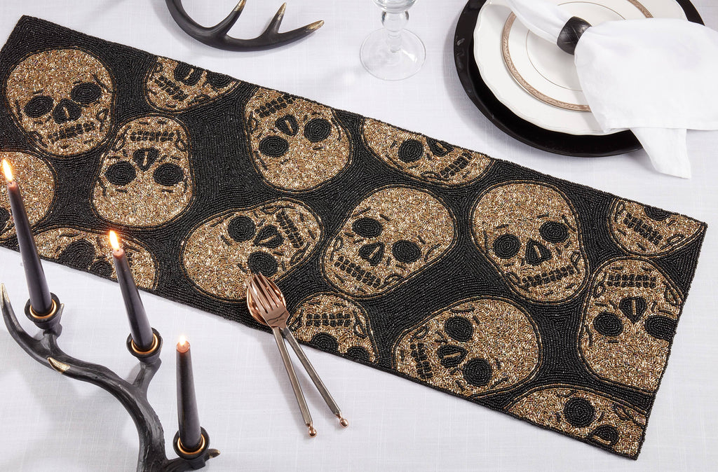 Beaded Skulls Runner