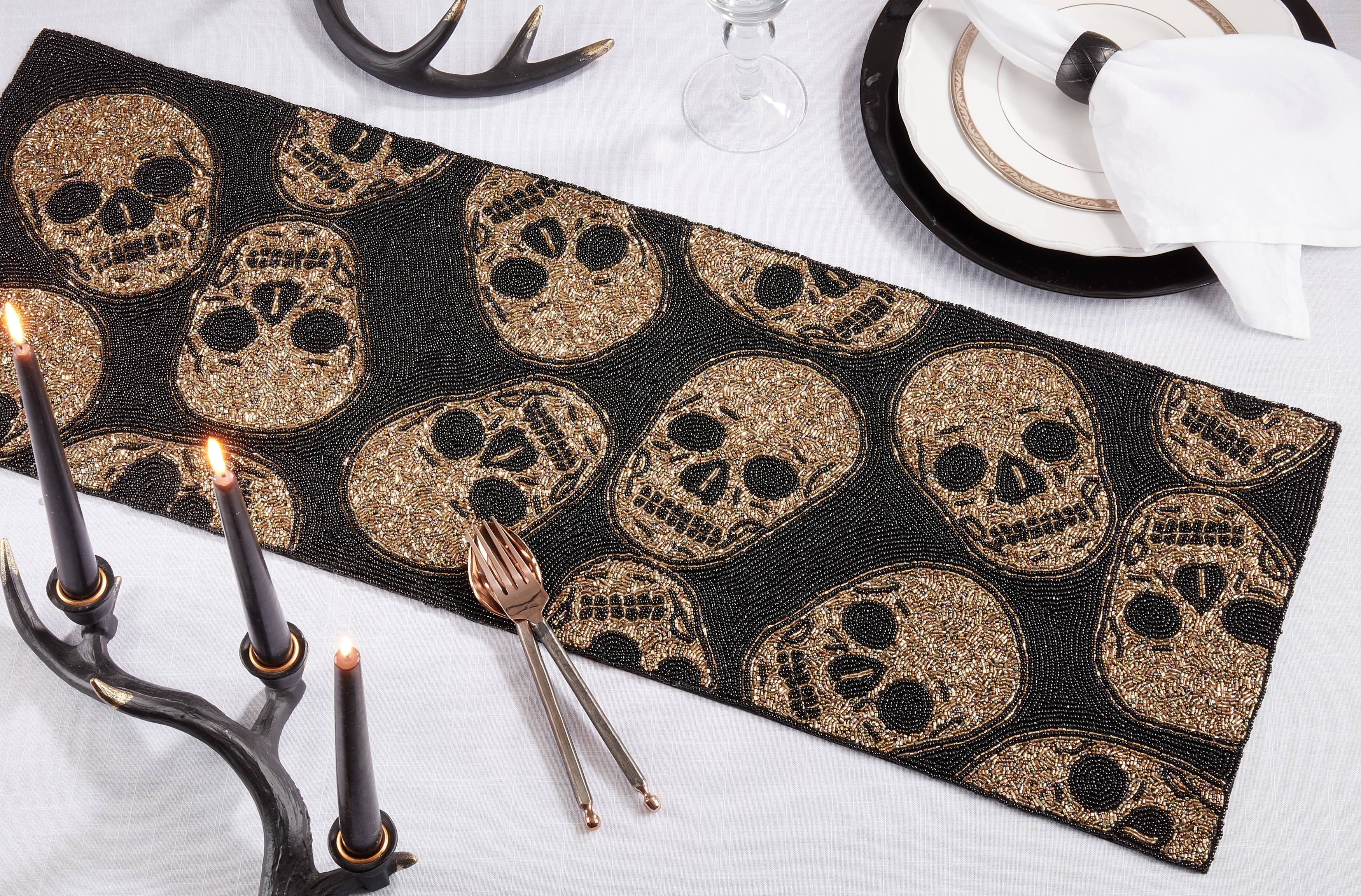 Beaded Skulls Runner