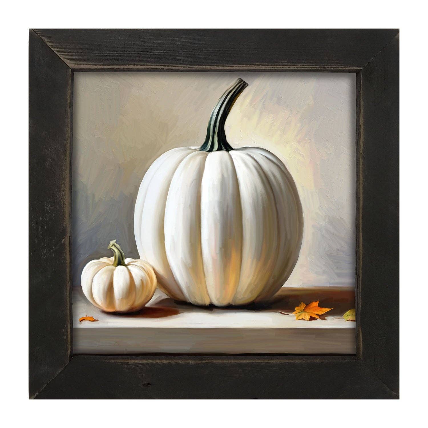 White pumpkin still life
