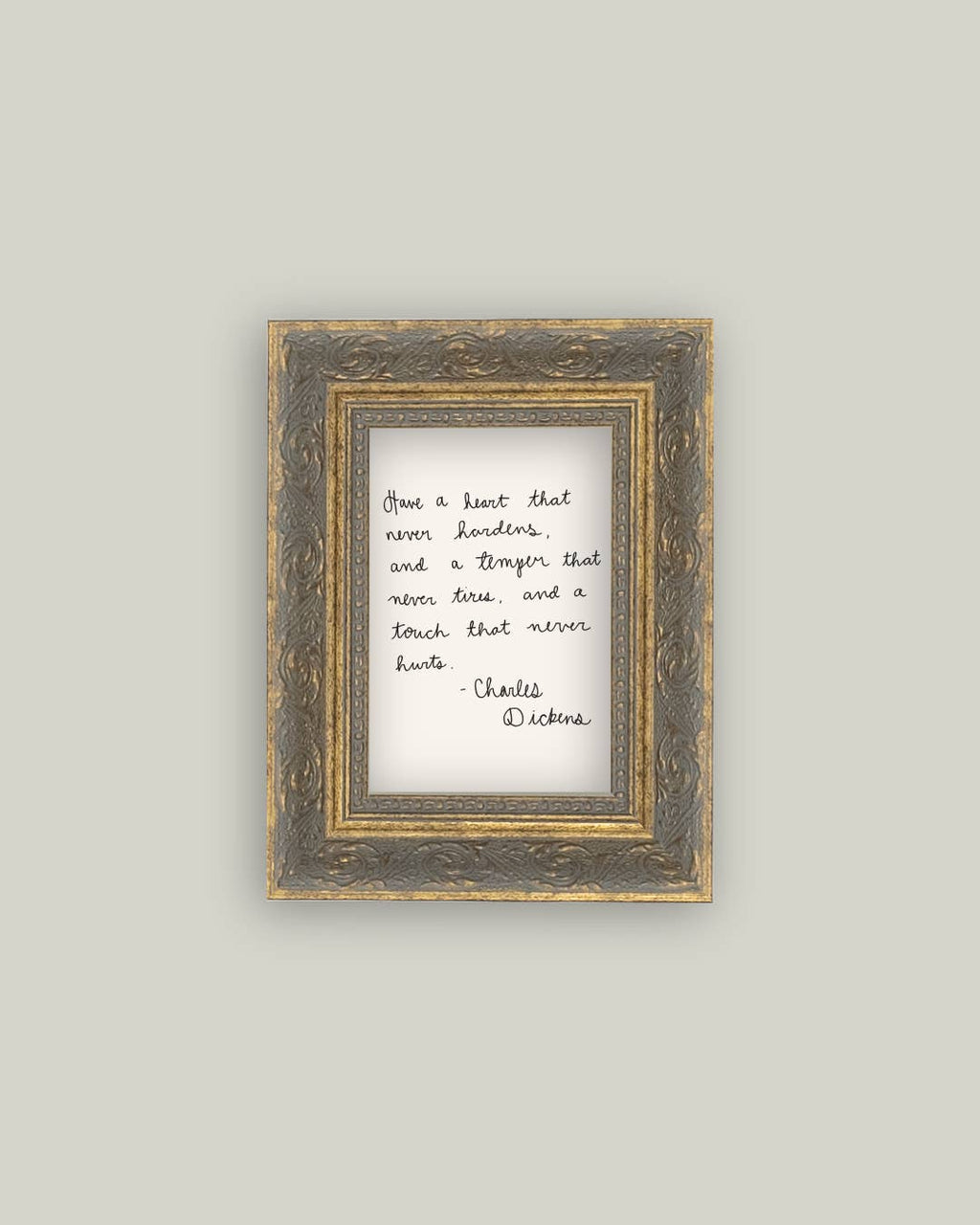 Have A Heart Framed Antique Print