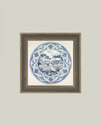 Garden View Design Framed Antique Art