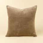 20x20 Vera Luxe Velvet Pillow, Birch