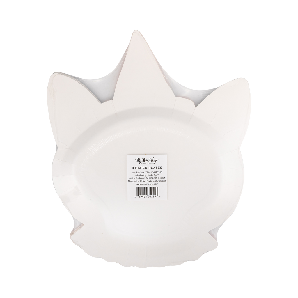 Vintage Witchy Cat Plate