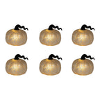 Battery Operated Mini Glass Pumpkins