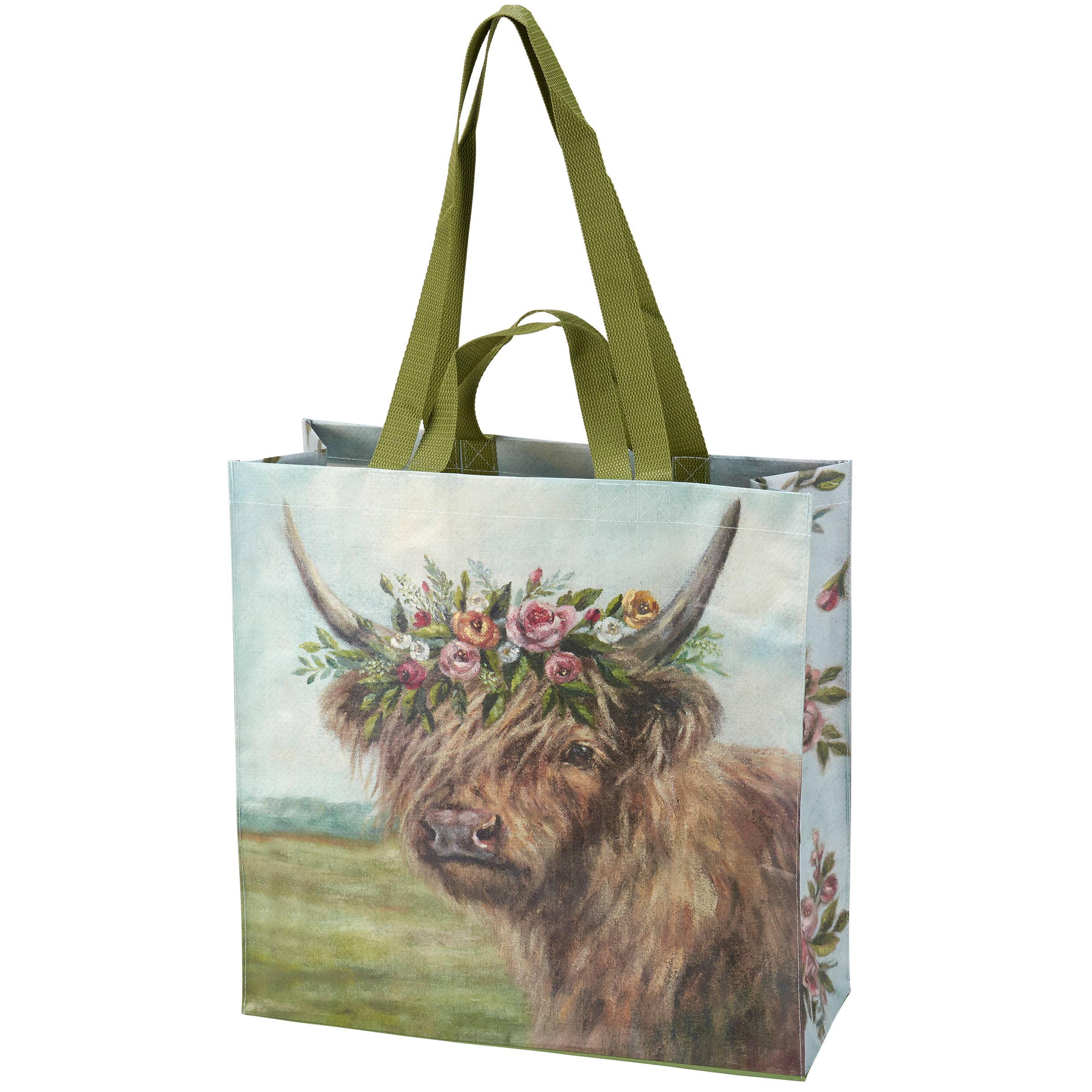 Floral Highland Market Tote