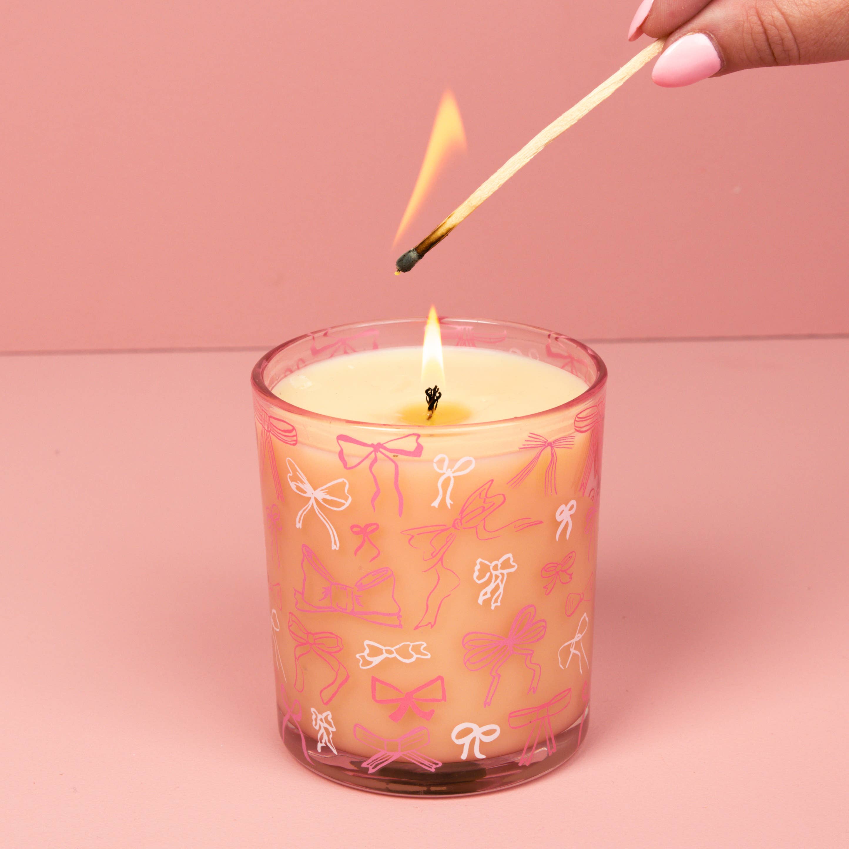 Sweet Grace Collection Bow Candle