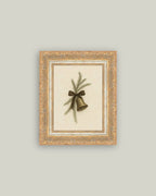 Bell with Pine Framed Antique Art
