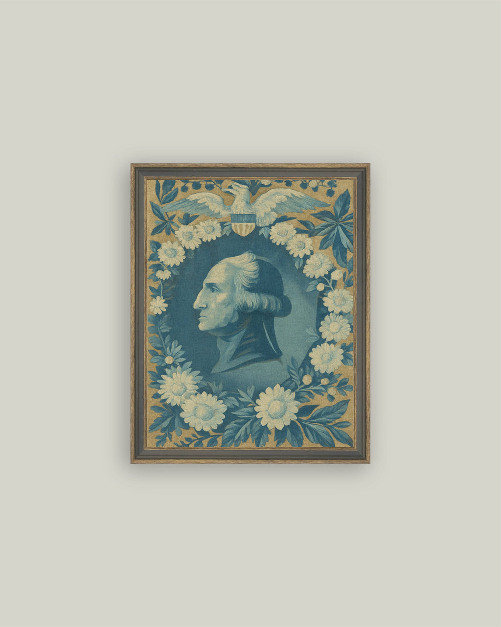 Portrait Wreathed in Blue
