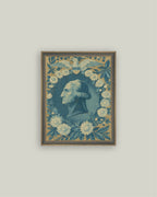 Portrait Wreathed in Blue