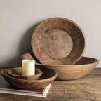 Found Dough Bowl Natural Med